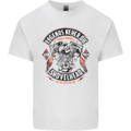 Legends Never Die Biker Motorbike Kids T-Shirt Childrens White