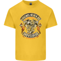 Legends Never Die Biker Motorbike Kids T-Shirt Childrens Yellow