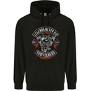 Legends Never Die Biker Motorbike Mens 80% Cotton Hoodie Black