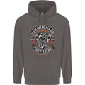 Legends Never Die Biker Motorbike Mens 80% Cotton Hoodie Charcoal