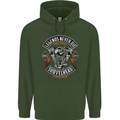 Legends Never Die Biker Motorbike Mens 80% Cotton Hoodie Forest Green