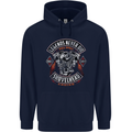 Legends Never Die Biker Motorbike Mens 80% Cotton Hoodie Navy Blue