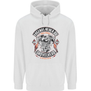 Legends Never Die Biker Motorbike Mens 80% Cotton Hoodie White