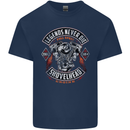 Legends Never Die Biker Motorbike Mens Cotton T-Shirt Tee Top Navy Blue