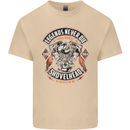 Legends Never Die Biker Motorbike Mens Cotton T-Shirt Tee Top Sand