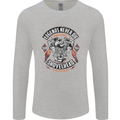 Legends Never Die Biker Motorbike Mens Long Sleeve T-Shirt Sports Grey