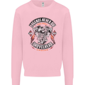 Legends Never Die Biker Motorbike Mens Sweatshirt Jumper Light Pink