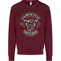 Legends Never Die Biker Motorbike Mens Sweatshirt Jumper Maroon