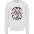 Legends Never Die Biker Motorbike Mens Sweatshirt Jumper White