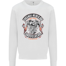 Legends Never Die Biker Motorbike Mens Sweatshirt Jumper White