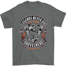 Legends Never Die Biker Motorbike Mens T-Shirt Cotton Gildan Charcoal