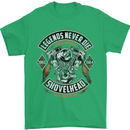 Legends Never Die Biker Motorbike Mens T-Shirt Cotton Gildan Irish Green