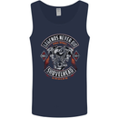 Legends Never Die Biker Motorbike Mens Vest Tank Top Navy Blue