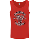 Legends Never Die Biker Motorbike Mens Vest Tank Top Red
