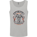 Legends Never Die Biker Motorbike Mens Vest Tank Top Sports Grey