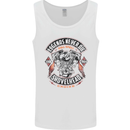 Legends Never Die Biker Motorbike Mens Vest Tank Top White