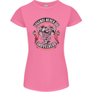 Legends Never Die Biker Motorbike Womens Petite Cut T-Shirt Azalea