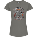 Legends Never Die Biker Motorbike Womens Petite Cut T-Shirt Charcoal