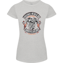 Legends Never Die Biker Motorbike Womens Petite Cut T-Shirt Sports Grey