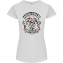 Legends Never Die Biker Motorbike Womens Petite Cut T-Shirt White