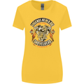 Legends Never Die Biker Motorbike Womens Wider Cut T-Shirt Yellow