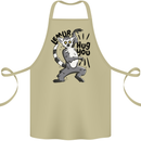 Lemur Hug You Cotton Apron 100% Organic Khaki