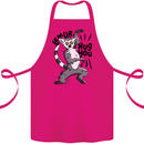Lemur Hug You Cotton Apron 100% Organic Pink
