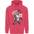 Lemur Hug You Funny Childrens Kids Hoodie Heliconia