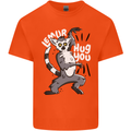 Lemur Hug You Funny Kids T-Shirt Childrens Orange
