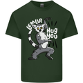 Lemur Hug You Funny Mens Cotton T-Shirt Tee Top Forest Green