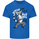 Lemur Hug You Funny Mens Cotton T-Shirt Tee Top Royal Blue