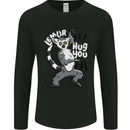Lemur Hug You Funny Mens Long Sleeve T-Shirt Black