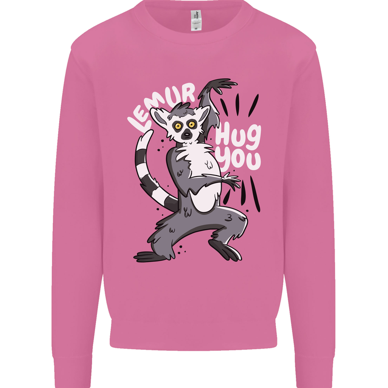 Lemur Hug You Funny Mens Sweatshirt Jumper Azalea