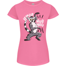 Lemur Hug You Funny Womens Petite Cut T-Shirt Azalea