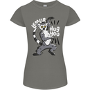 Lemur Hug You Funny Womens Petite Cut T-Shirt Charcoal