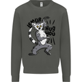Lemur Hug You Kids Sweatshirt Jumper Storm Grey