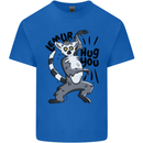 Lemur Hug You Kids T-Shirt Childrens Royal Blue