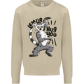 Lemur Hug You Mens Sweatshirt Jumper Sand