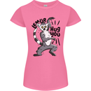Lemur Hug You Womens Petite Cut T-Shirt Azalea