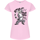 Lemur Hug You Womens Petite Cut T-Shirt Light Pink