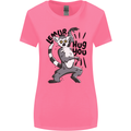 Lemur Hug You Womens Wider Cut T-Shirt Azalea