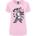 Lemur Hug You Womens Wider Cut T-Shirt Light Pink