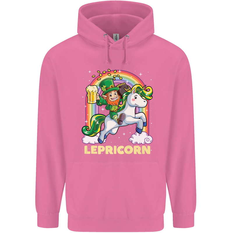 Lepricorn Funny St Patricks Day Leprechaun Childrens Kids Hoodie Azalea