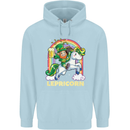 Lepricorn Funny St Patricks Day Leprechaun Childrens Kids Hoodie Light Blue