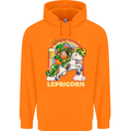Lepricorn Funny St Patricks Day Leprechaun Childrens Kids Hoodie Orange