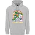 Lepricorn Funny St Patricks Day Leprechaun Childrens Kids Hoodie Sports Grey