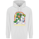 Lepricorn Funny St Patricks Day Leprechaun Childrens Kids Hoodie White