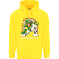 Lepricorn Funny St Patricks Day Leprechaun Childrens Kids Hoodie Yellow