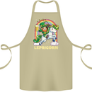 Lepricorn Funny St Patricks Day Leprechaun Cotton Apron 100% Organic Khaki