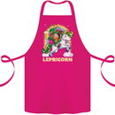 Lepricorn Funny St Patricks Day Leprechaun Cotton Apron 100% Organic Pink